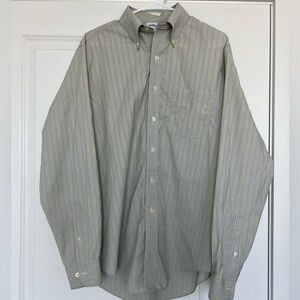 Brooks Brothers Button-Down Stripe Shirt Size L